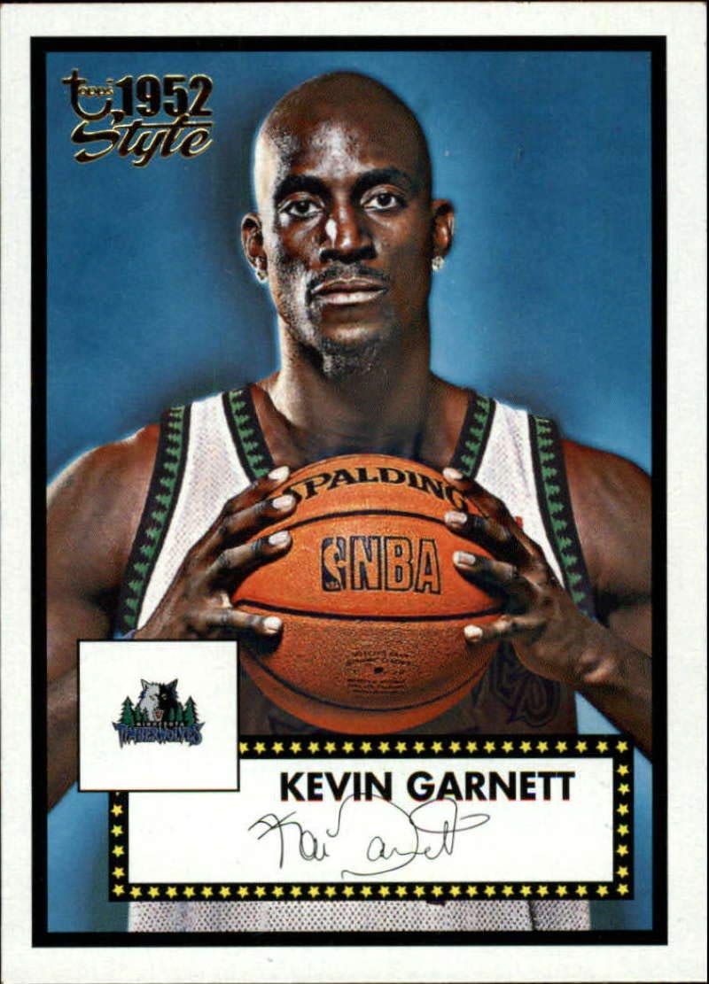 Amazon.com: 2005-06 Topps Style 1952 Basketball #122 Kevin Garnett